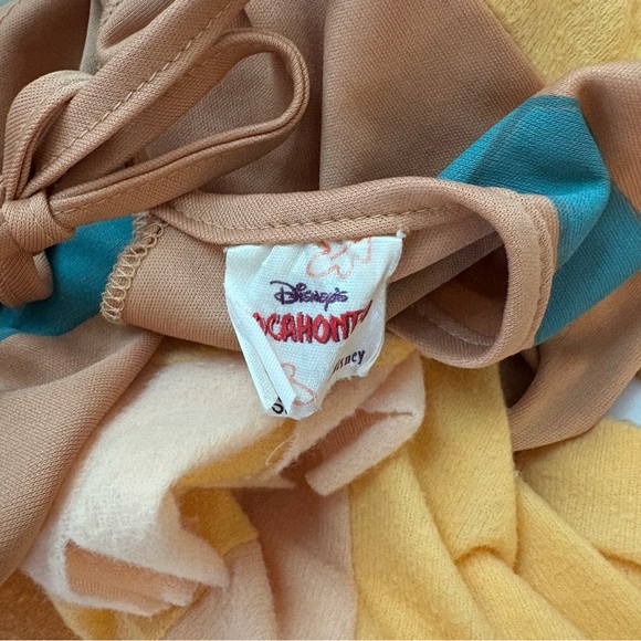 Disney Pocahontas vintage 90s long sleeve girls dress up costume size 7-10 - Picture 15 of 16
